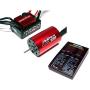 Xiangtat Hobby Wing Brushless Combo QuicRun 2435 SL G2 4500KV Motor + WP-16BL30 30A ESC + Program Card for 1/16 1/18 RC Car