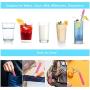 Fomuson 4 Pack Reusable Straws Metal Straw - Portable Stainless Steel Straw Telescopic Straw with Case, and are Suitable for Coffee, Juice, Smoothie, Milkshake