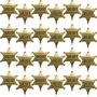 WILLBOND 24 Pieces Metal Sheriff Badge Bronze Western Cowboy Badge Deputy Sheriffs Toy Badges for Halloween and Party Favors Costume Prop(24 Pieces) WILLBOND 24 Pieces Metal Sheriff Badge Bronze Western Cowboy Badge Deputy Sheriffs Toy Badges for Halloween and Party Favors Costume Prop(24 Pieces)