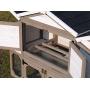 zoovilla Country Style Chicken Coop Metal Nest Box with Asphalt Roof Panels