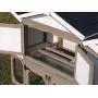 zoovilla Country Style Chicken Coop Metal Nest Box with Asphalt Roof Panels zoovilla Country Style Chicken Coop Metal Nest Box with Asphalt Roof Panels