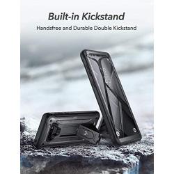 YOUMAKER Kickstand Case for Galaxy Note 9, Full Body with Built-in Screen Protector Heavy Duty Protection Shockproof Rugged Cover for Samsung Galaxy Note 9 6.4 Inch - Black