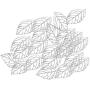 Baosity 30 Pieces Hollowed Leaf Shape Bail Charms for Earring Drops DIY Crafts Accessory Jewelry Making Findings Crafts Ornaments Metal - Silver