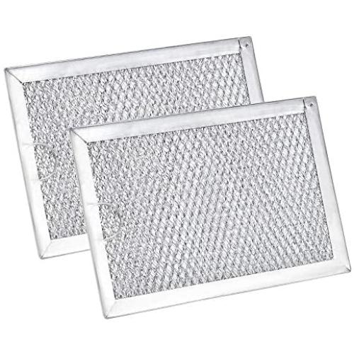 WB06X10309 Filter Microwave oven Grease Filter [ Packed In Box] Compatible with GE Stove Replacement Parts by AMI - 7-5/8 x 5 x 3/32 Inch 2 Packs
