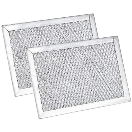 WB06X10309 Filter Microwave oven Grease Filter [ Packed In Box] Compatible with GE Stove Replacement Parts by AMI - 7-5/8 x 5 x 3/32 Inch 2 Packs