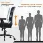 Big and Tall Office Chair 500lbs Wide Seat Desk Chair Ergonomic Computer Chair Task Rolling Swivel Chair with Lumbar Support Armrest Adjustable Mesh Chair for Adults Women, Black Big and Tall Office Chair 500lbs Wide Seat Desk Chair Ergonomic Computer Chair Task Rolling Swivel Chair with Lumbar Support Armrest Adjustable Mesh Chair for Adults Women, Black
