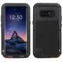 Samsung Galaxy Note 8 case,Feitenn Extreme Armor Alloy Aluminum Metal Bumper Soft Rubber Military Heavy Duty Shockproof Hard Case for Samsung Galaxy Galaxy Note 8 (Black)