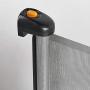 EasyBaby Products Indoor Outdoor Retractable Baby Gate, 33'' Tall, Extends up to 55'' Wide, Grey