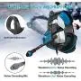 Micolindun Gaming Headset for Xbox One, PS4, PC, Over Ear Gaming Headphones with Noise Cancelling Mic LED Light, Stereo Bass Surround, Soft Memory Earmuffs for Smart Phone, Laptops, Tablet Micolindun Gaming Headset for Xbox One, PS4, PC, Over Ear Gaming Headphones with Noise Cancelling Mic LED Light, Stereo Bass Surround, Soft Memory Earmuffs for Smart Phone, Laptops, Tablet