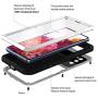 Galaxy S20 FE 5G Metal Case, Samsung S20 FE Bumper, Heavy Duty Military Shockproof Rugged Defender Silicone Armor Cover Protective Outdoor Men Shell for Samsung Galaxy S20 FE 5G 2020 - Silver