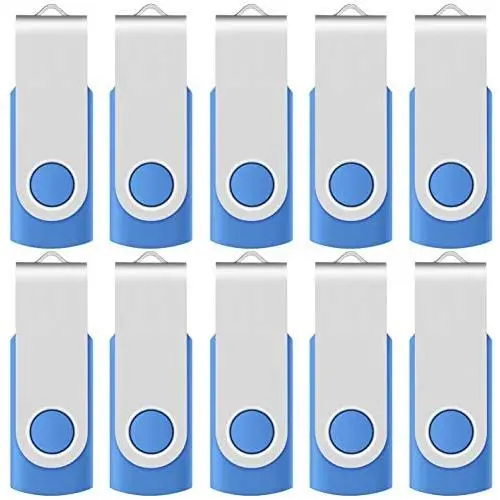 Enfain Bulk 1GB USB 2.0 Thumb Flash Jump Pen Memory Stick Disk (Blue, Set of 10) Enfain Bulk 1GB USB 2.0 Thumb Flash Jump Pen Memory Stick Disk (Blue, Set of 10)