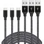 Lightning Cable 3 Pack 6FT iPhone Charger Cable MFi Certified iPhone Charger Fast iPhone Charging Cord USB Nylon Braided Compatible with iPhone 12 Lightning Cable 3 Pack 6FT iPhone Charger Cable MFi Certified iPhone Charger Fast iPhone Charging Cord USB Nylon Braided Compatible with iPhone 12