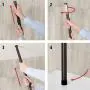 iDesign Twigz Metal Wire Rod Corner Shower, Adjustable 5-9 Pole and Baskets for Shampoo, Conditioner, Soap with Hooks for Razors, Towels, Tension Caddy iDesign Twigz Metal Wire Rod Corner Shower, Adjustable 5-9 Pole and Baskets for Shampoo, Conditioner, Soap with Hooks for Razors, Towels, Tension Caddy