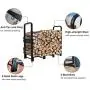 Artibear Firewood Rack Stand 4ft Heavy Duty Logs Holder for Outdoor Indoor Fireplace Metal Wood Pile Storage Stacker Organzier, Matte Black… Artibear Firewood Rack Stand 4ft Heavy Duty Logs Holder for Outdoor Indoor Fireplace Metal Wood Pile Storage Stacker Organzier, Matte Black…