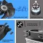 Pccooler Gl-46U CPU Cooler | 120mm PWM SilentPro Corona LED Fan | Universal Metal EasySET Pro Bracket | Compatible with AMD Socket AM4 | Intel LGA 20XX Pccooler Gl-46U CPU Cooler | 120mm PWM SilentPro Corona LED Fan | Universal Metal EasySET Pro Bracket | Compatible with AMD Socket AM4 | Intel LGA 20XX