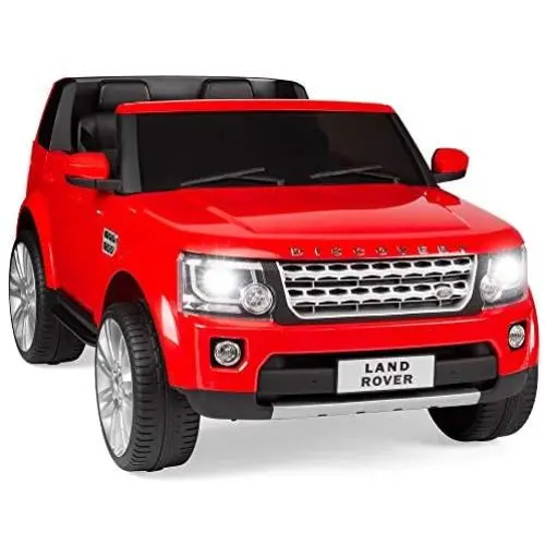 Best Choice Products 12V 3.7 MPH 2-Seater Licensed Land Rover Ride On Car Toy w/ Parent Remote Control, MP3 Player - Red Best Choice Products 12V 3.7 MPH 2-Seater Licensed Land Rover Ride On Car Toy w/ Parent Remote Control, MP3 Player - Red