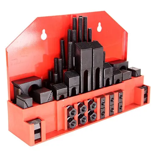 HFS (R) Hold Down Clamp Clamping Set Kit Bridgeport Mill (3/4'' Slot 5/8'' Stud) HFS (R) Hold Down Clamp Clamping Set Kit Bridgeport Mill (3/4'' Slot 5/8'' Stud)