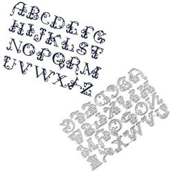 Large Big Alphabet Letters Cutting Dies Stencils Metal for DIY Scrapbooking, Home & Garden Kitchen，Dining & Bar Valentines Day, St. Patricks Day, Easter, Ramadan Onsale