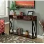 Convenience Concepts Tucson Deluxe 2 Tier Console Table, Cherry / Black Convenience Concepts Tucson Deluxe 2 Tier Console Table, Cherry / Black