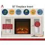 Ameriwood Home Carson Electric Fireplace TV Console for TVs up to 70'', Black