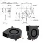 WINSINN 50mm Blower Fan 12V 5015 Hydraulic Bearing 50x15mm Turbine Turbo - High Speed (Pack of 4Pcs) WINSINN 50mm Blower Fan 12V 5015 Hydraulic Bearing 50x15mm Turbine Turbo - High Speed (Pack of 4Pcs)