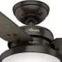 Hunter Sentinel Indoor Ceiling Fan with LED Light and Remote Control, 52'', Premier Bronze