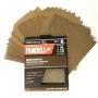 Fandeli Assorted Grits (80,120,220), sandpaper sheets, multipurpose for furniture, wood, metal, ''9x11'', 25 sheet pack