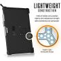 URBAN ARMOR GEAR UAG Designed for Microsoft Surface Pro 7 Plus, Pro 7, Pro 6, Pro 5th Gen (2017) (LTE), Pro 4 Feather-Light Rugged Black Aluminum Stand Military Drop Tested Case
