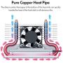 ineo M.2 2280 SSD Rocket Heatsink Built-in Cooling Fan [M3]