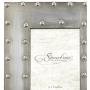 Stonebriar Industrial Distressed Metal Photo Frame with Rivet Detail, Decorative Picture Frame for Table Top or Wall Hanging Display, 4x6