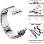 [Upgraded] Wolait Compatible with Apple Watch Band 40mm 38mm , Ultra Thin Solid Stainless Steel Band for Apple iWatch SE Series 6/5/4/3/2/1 Men Women -Silver