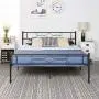 VECELO Black Full Metal Bed Frame with Headboard & Footboard Premium Steel Slat Support No Box Spring Needed Noise-Free Anti-Slip Easy Assembly VECELO Black Full Metal Bed Frame with Headboard & Footboard Premium Steel Slat Support No Box Spring Needed Noise-Free Anti-Slip Easy Assembly