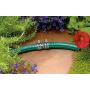 Hanobo 5 Pack Brass Pipe Tubes of Metal 5/8 Inch Garden Water Hose Repair Mender with Stainless Clamp