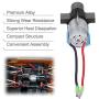 GoolRC Metal Gearbox 380 Brushed Motor Speed Change Replacement for 1/12 MN-D90 FJ-45 RC Car Parts (Black)