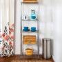 Honey-Can-Do SHF-01054 5-tier chrome shelving unit, 250 lbs