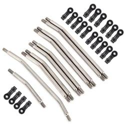 EAPTS 10pcs Metal Link with Plastic Rod Ends for Axial SCX10 II 90046 90047 RC Crawler