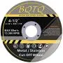 BQTQ 30 Pack Cut Off Wheels, 4-1/2 x 7/8-inch Metal&Stainless Steel Cutting Wheel, Thin Metal Cutting Disc Fits Angle Grinder Saw Grinder Metal Cut Tools BQTQ 30 Pack Cut Off Wheels, 4-1/2 x 7/8-inch Metal&Stainless Steel Cutting Wheel, Thin Metal Cutting Disc Fits Angle Grinder Saw Grinder Metal Cut Tools