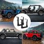 BORDAN Wrangler Grab Handles Front Metal Roll Bar Handles Kit for 2018-2020 Wrangler JL & Gladiator JT