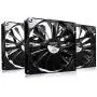 AAB Cooling Black Silent Fan 14 - Silent and Efficient 140mm Fan with 4 Anti-Vibration Pads, PC Fan, Cooling Fan, 12V, Airflow Fan, Silent PC Fan - Value Pack 3 Pieces AAB Cooling Black Silent Fan 14 - Silent and Efficient 140mm Fan with 4 Anti-Vibration Pads, PC Fan, Cooling Fan, 12V, Airflow Fan, Silent PC Fan - Value Pack 3 Pieces