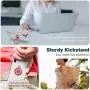 Allengel Cell Phone Ring Holder, 360 Rotation Bling Metal Finger Kickstand for Magnetic Car Mount Compatible with All Cellphone, Red Allengel Cell Phone Ring Holder, 360 Rotation Bling Metal Finger Kickstand for Magnetic Car Mount Compatible with All Cellphone, Red