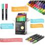 GOTIDEAL Liquid Chalk Markers, 30 colors Premium Window Chalkboard Neon Pens, Including 4 Metallic Colors, Painting and Drawing for Kids and Adults, Bistro & Restaurant, Wet Erase - Reversible Tip