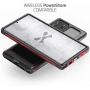 Ghostek Atomic Slim Note 20 Case Clear Mystic with Red Protective Aluminium Bumper Heavy Duty Protection with Rugged Military Grade Shockproof Design Cover for 2020 Galaxy Note20 5G (6.7 Inch) - (Red)