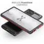 Ghostek Atomic Slim Note 20 Case Clear Mystic with Red Protective Aluminium Bumper Heavy Duty Protection with Rugged Military Grade Shockproof Design Cover for 2020 Galaxy Note20 5G (6.7 Inch) - (Red)