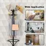 Tangkula Coat Rack Metal Frame Study Portable Free Standing Entryway Hat Coat Jacket Umbrella Holder Hanger with Base Coat Tree Stand (black 003) Tangkula Coat Rack Metal Frame Study Portable Free Standing Entryway Hat Coat Jacket Umbrella Holder Hanger with Base Coat Tree Stand (black 003)