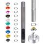 Yakamoz 300 Set 6mm 1/4 Inch Multi-Color Grommets Kit Metal Eyelets Set with Installation Tool for DIY Project Craft Clothes Shoes for Shoes Clothes Yakamoz 300 Set 6mm 1/4 Inch Multi-Color Grommets Kit Metal Eyelets Set with Installation Tool for DIY Project Craft Clothes Shoes for Shoes Clothes