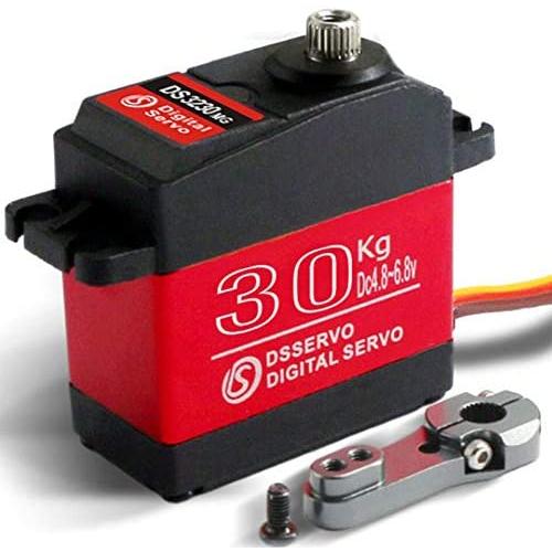LJWRC DS3230MG 30KG Waterproof Metal Gear Digital Servo for 1/8 1/10 1/12 RC Cars (270 Degree)