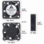 GDSTIME 25mm X 25mm X 10mm 2.5cm Small 12v Brushless Dc Mini Cooling Fan