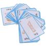 FieldDream 36Pcs/Set Body Parts Child Flash Cards Learning Toys English Baby Card Kids Gifts Pre-Kindergarten with Ring