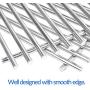 X Home 15 Inch Heavy Stainless Grill Grate for Weber Genesis Silver A, Spirit 200 Series with Side-Control, Spirit 500, Universal for Weber 65904, 7521 7522,7523