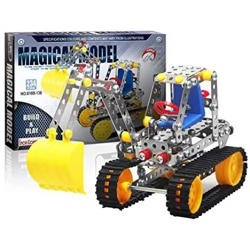 Iron Commander Cool Metal Erector Set for Boys, Excavator Model Kit Construction Toys Building Sets for Adults 8-13 and up Indoor¡ Iron Commander Cool Metal Erector Set for Boys, Excavator Model Kit Construction Toys Building Sets for Adults 8-13 and up Indoor¡